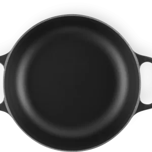 Le Creuset Sauteuse Signature Aus Gusseisen In Schwarz 7
