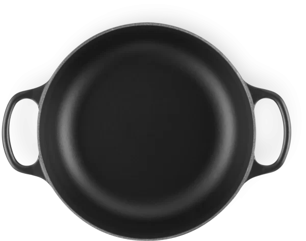Le Creuset Sauteuse Signature Aus Gusseisen In Schwarz 3