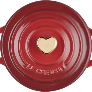 Le Creuset Mini Cocotte Mit Herzknopf In Kirschrot 12